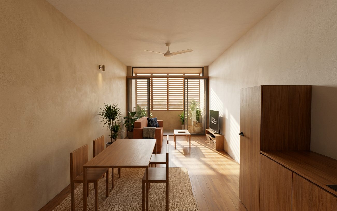 Innovation Living Campus — elevation / section